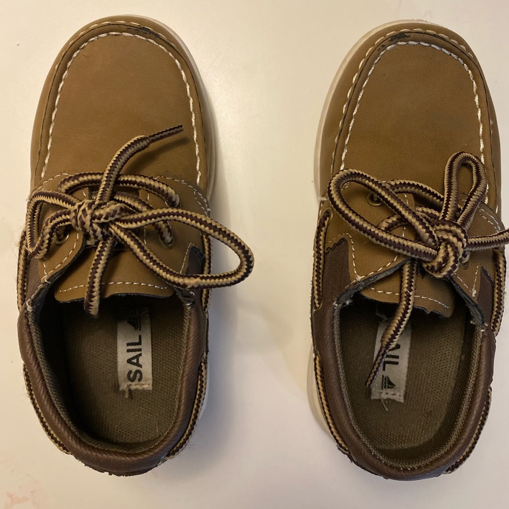 Brown Toddler Casual Dress Boat Shoe